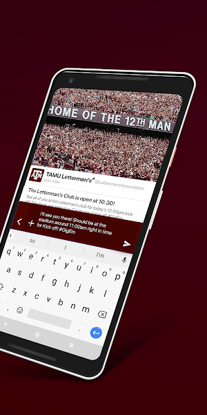 TAMU Lettermen Association Screenshot 2