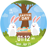 Easter Bunny Watch Face 2