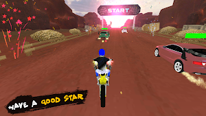 Bike Racing Stunt Shooter Game Screenshot 0