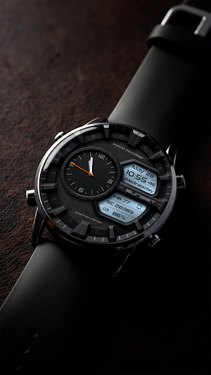 Hybrid Tech Watch Face Screenshot 2