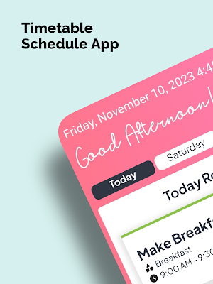 Timetable - Schedule App Screenshot 3