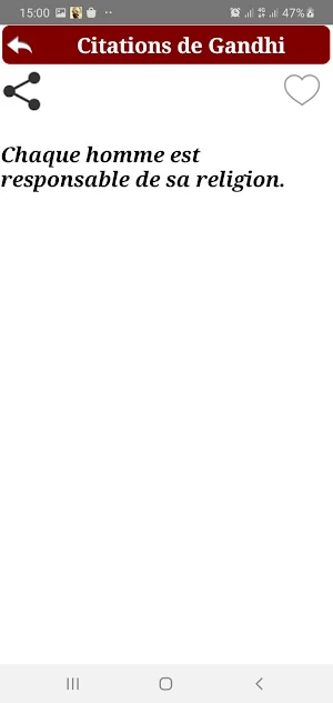 Citations de Gandhi Screenshot 1