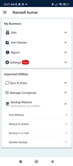 Quickbill Invoice Billing App Screenshot 3