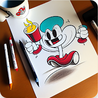 How To Draw Cup Character