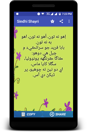 Sindhi Shayri -  سنڌي پرهيز Screenshot 1