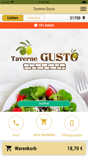 Taverne Gusto Screenshot 0