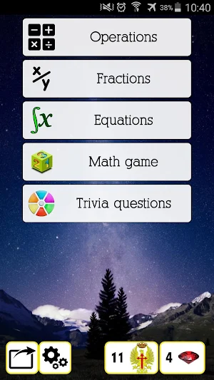 Math Operations - Equations - Fractions Screenshot 0