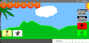 Pluie de lettres - Jeu de mots Screenshot 1