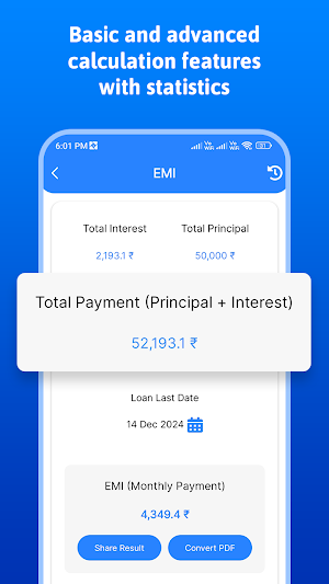 Loanplus - Loan EMI Calculator Screenshot 3