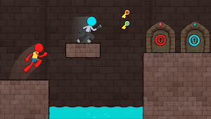 Stickman Duo - Fire And Water screenshot 2