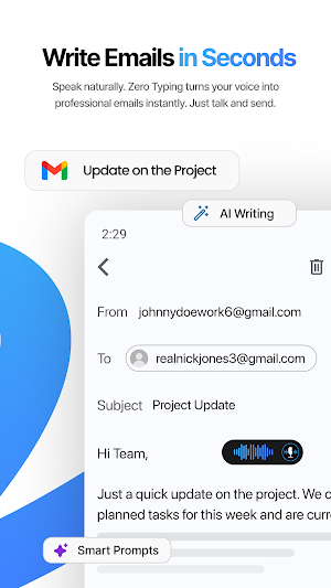 Zero Typing AI: Voice to Text Screenshot 2