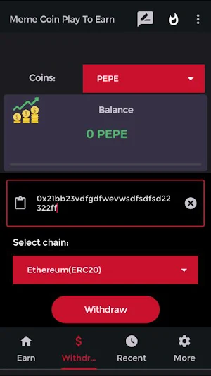 Meme Coin Play To Earn Screenshot 2