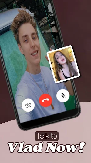 Vlad A4 Bumaga Fake Video Call Screenshot 2