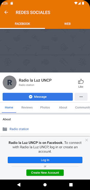 Radio La Luz UNCP Screenshot 3
