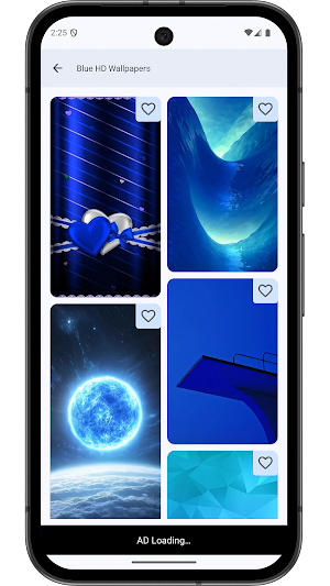Blue HD Wallpaper &Backgrounds Screenshot 1