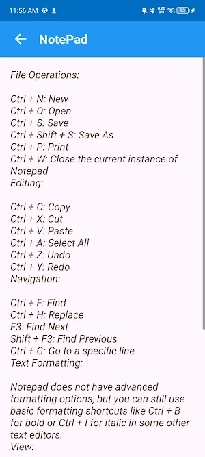 Computer ShortKeys Screenshot 3