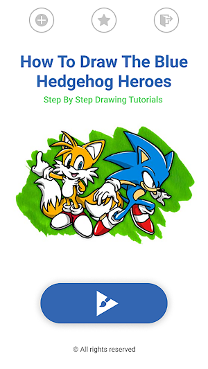 How To Draw The Blue Hedgehog Screenshot 1