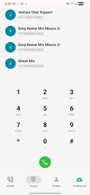 Call Manager Screenshot 1