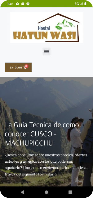 Booking Machupicchu Screenshot 1