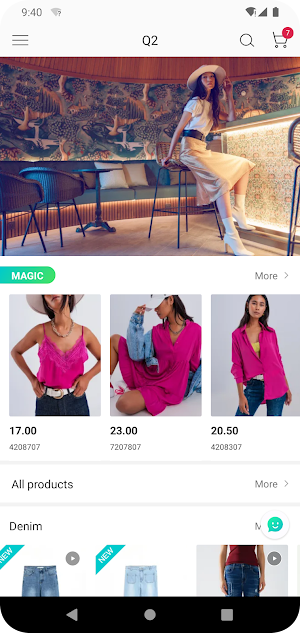 Q2 Apparel Screenshot 1