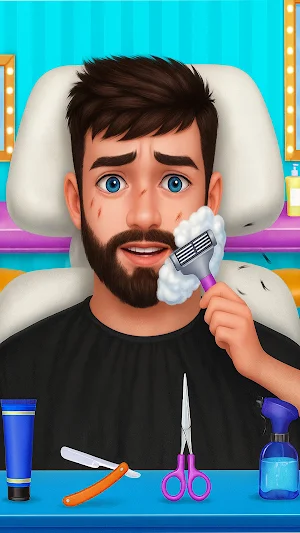 Barber Shop Game : Beard Salon Screenshot 1