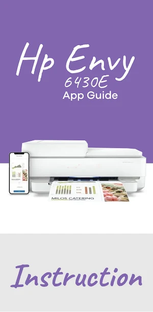 HP Envy 6430e Series App Guide Screenshot 1