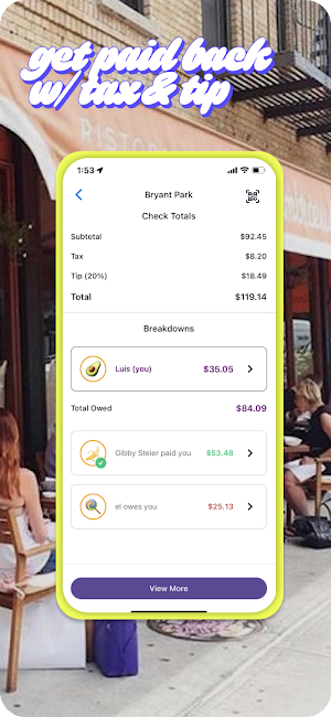 splyt: tab & bill splitter Screenshot 3