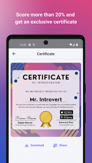 Introvert Test Screenshot 3
