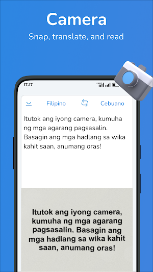 Filipino-Cebuano translator Screenshot 1