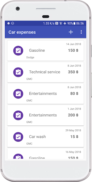 Accounting for car expenses Screenshot 3