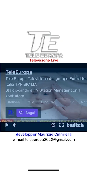 Tele Europa Screenshot 1