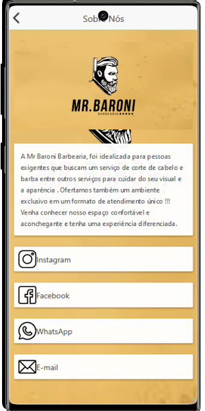 Mr Baroni Barbearia Screenshot 2