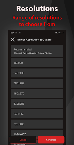 Proton Video Compressor | Resize & Shrink Videos Screenshot 3
