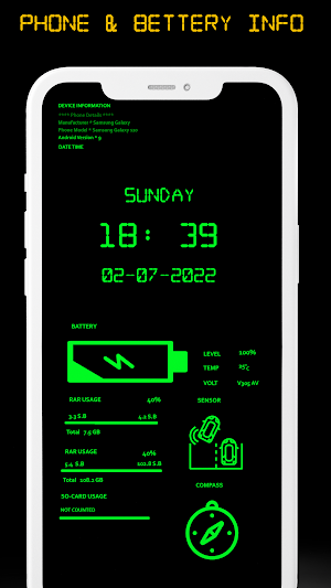 LED Clock Live Wallpaper Screenshot 3