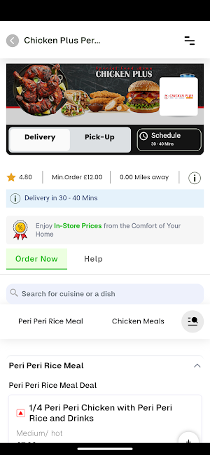 Chicken Plus Peri Peri Screenshot 1