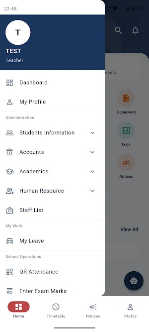 Gowthami Staff App Screenshot 2