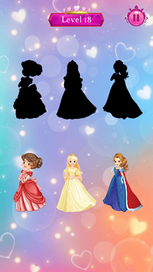 Princess Shadow Puzzle Game Screenshot 2