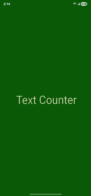 Text Counter Screenshot 0