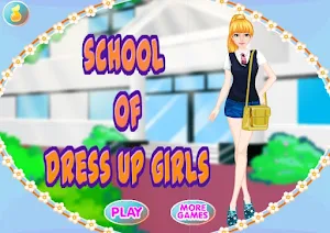school dress up - girls games Screenshot 0