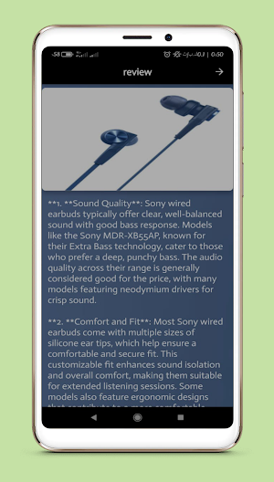 sony wired earbuds guide Screenshot 3