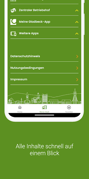 Gladbeck-App Screenshot 1