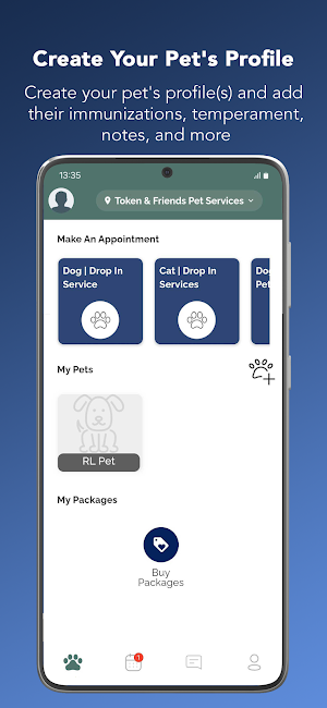 Token & Friends Pet Services Screenshot 0