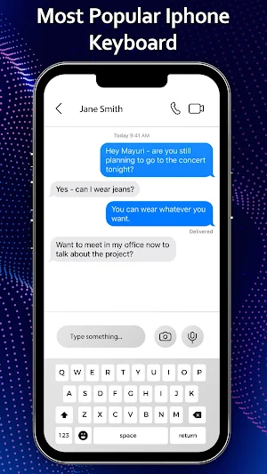 iOS Keyboard 17 : xPhone Screenshot 0