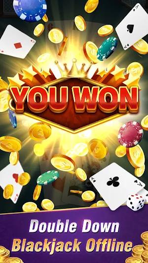 Blackjack 21:Casino Puzzle Hub Screenshot 2
