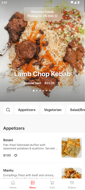 Khorasan Kabab Screenshot 1