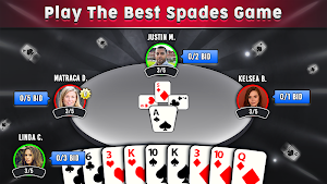 Free Spades Card Game Screenshot 1