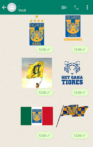 Stickers Tigres México Screenshot 3