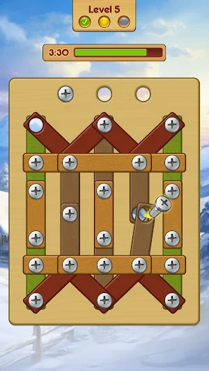 Wood Screw: Nuts And Bolts Screenshot 1