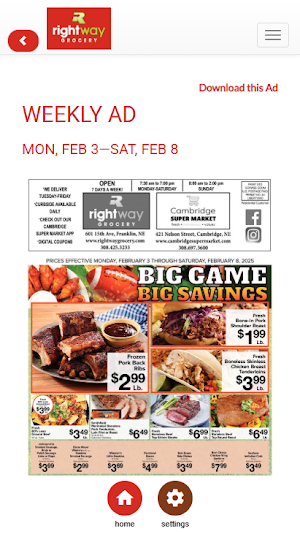 Rightway Grocery Screenshot 1