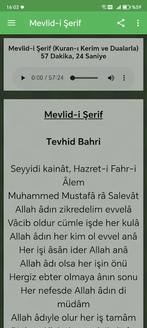 Mevlid-i Şerif (İnternetsiz) Screenshot 2